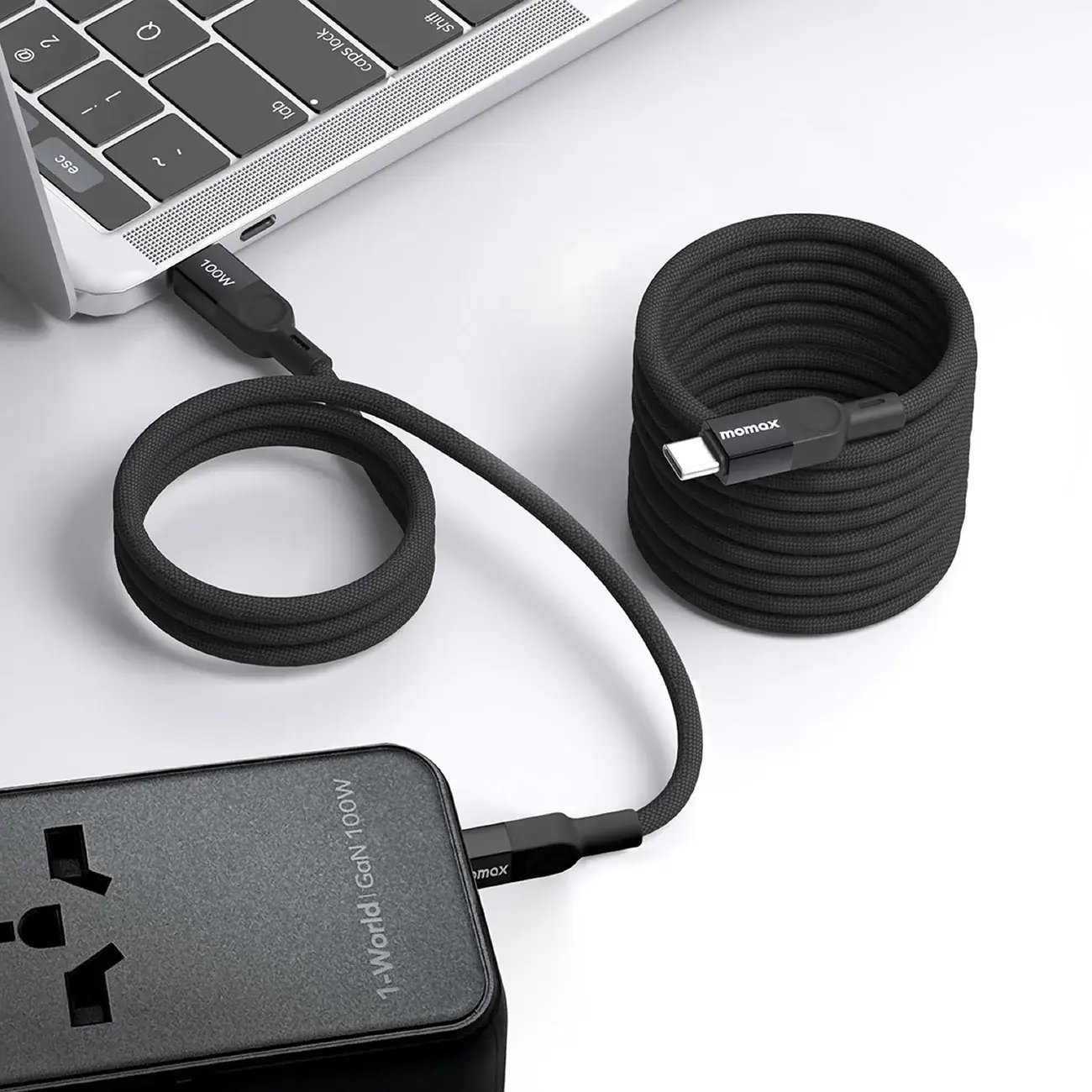 Momax Mag.Link 100W USB-C to USB-C Magnetic Cable